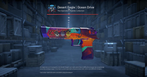 Desert Eagle | Ocean Drive (Well-Worn) Screenshot
