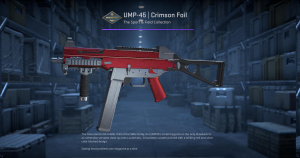 UMP-45 | Crimson Foil (Field-Tested) Screenshot