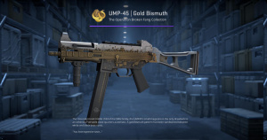 UMP-45 | Gold Bismuth (Factory New) Screenshot