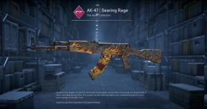 AK-47 | Searing Rage (Field-Tested) Screenshot