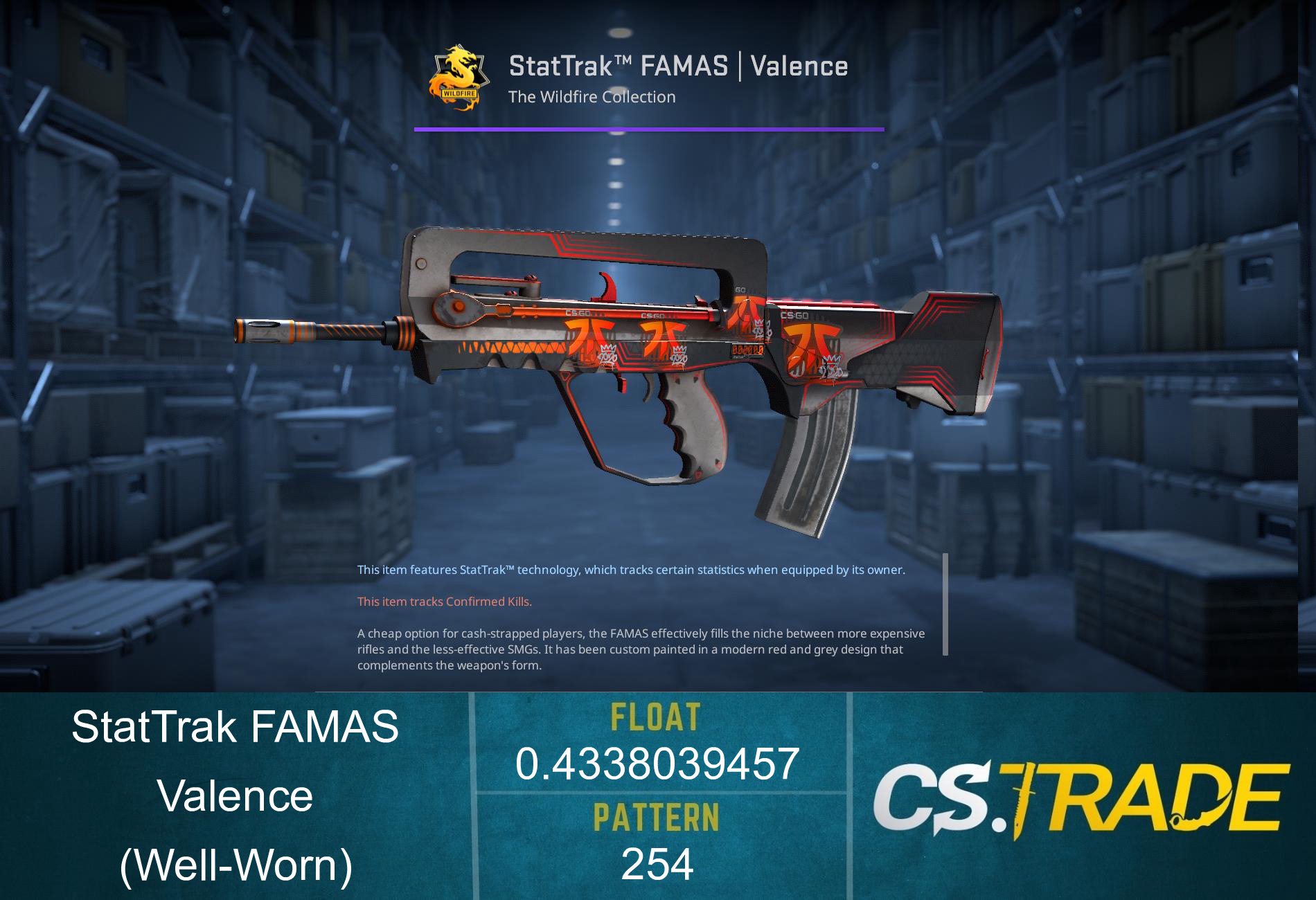 FAMAS | Valence (Well-Worn) Screenshot