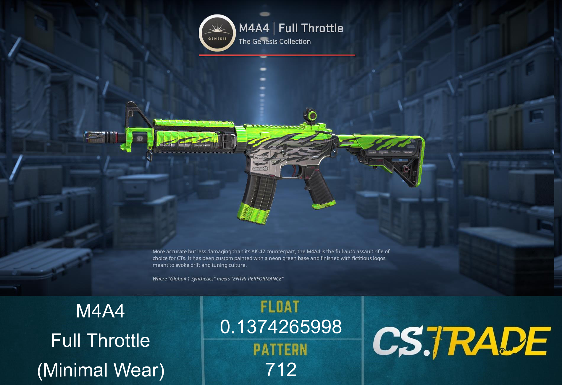 M4A4 | Full Throttle (Factory New) Screenshot