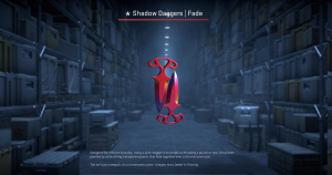 ★ Shadow Daggers | Fade (Factory New) Screenshot