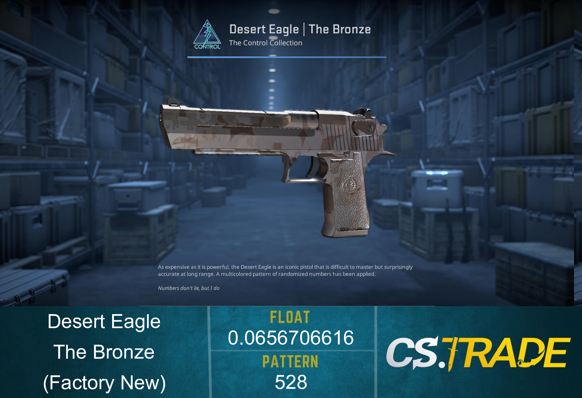 Desert Eagle | The Bronze (Factory New) Screenshot