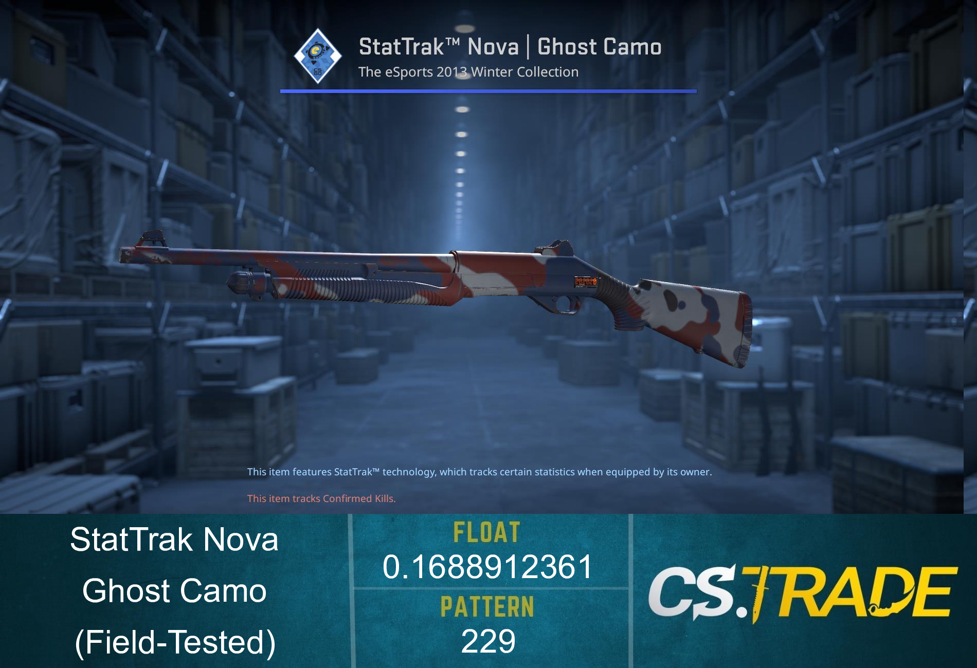 Nova | Ghost Camo (Field-Tested) Screenshot