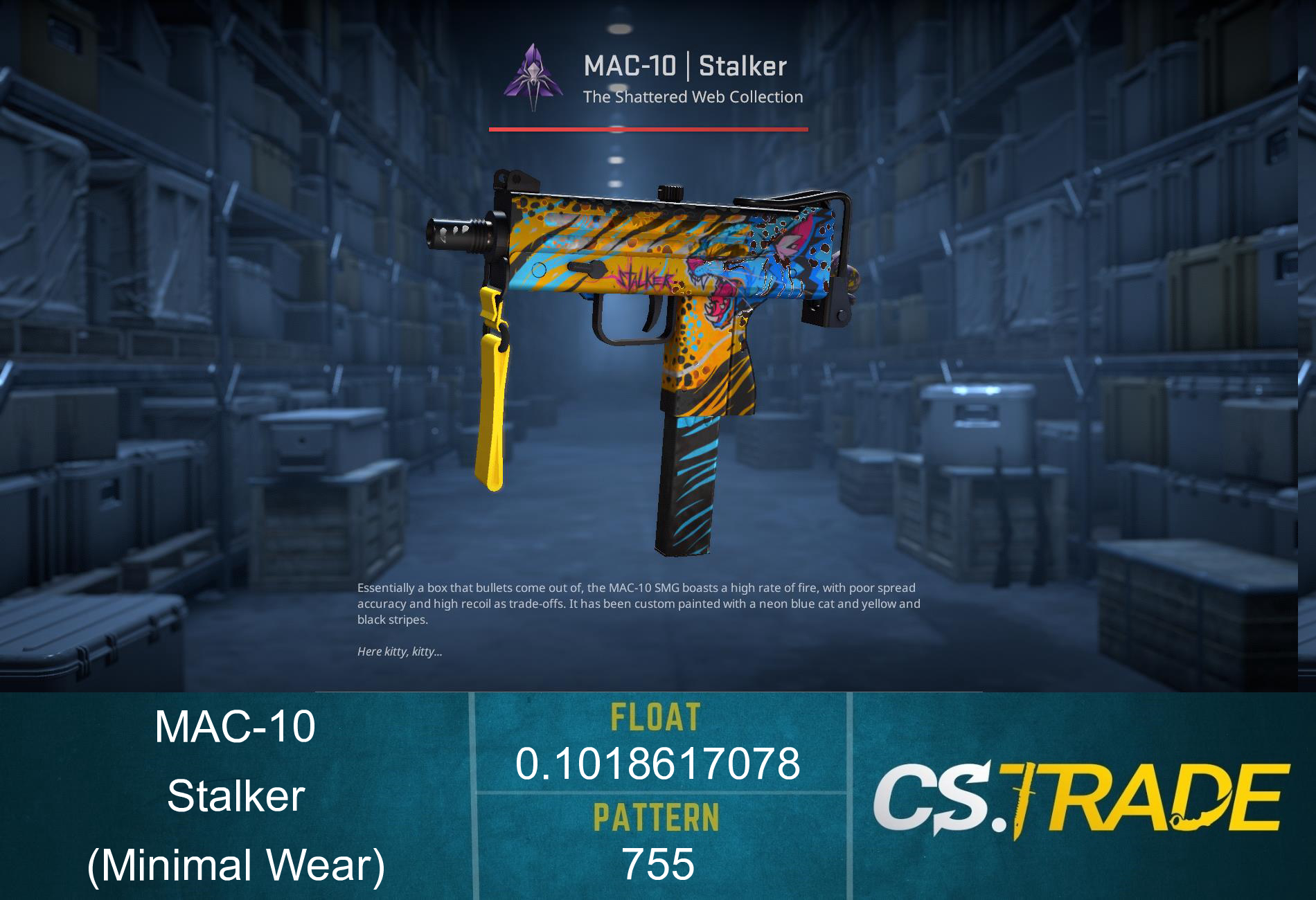 MAC-10 | Stalker (Factory New) Screenshot