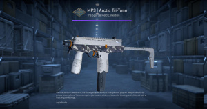 MP9 | Arctic Tri-Tone (Field-Tested) Screenshot