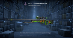 AWP | Containment Breach (Well-Worn) Screenshot