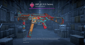 UMP-45 | K.O. Factory (Well-Worn) Screenshot