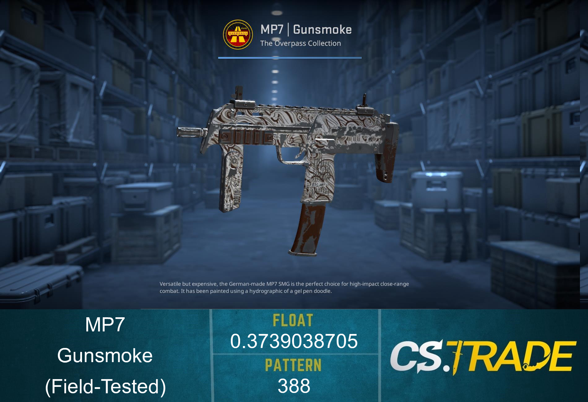 MP7 | Gunsmoke (Factory New) Screenshot