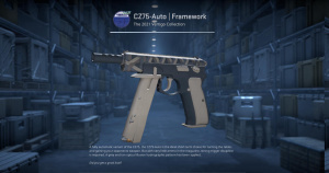 CZ75-Auto | Framework (Factory New) Screenshot