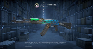 AK-47 | Ice Coaled (Battle-Scarred) Screenshot