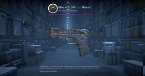Glock-18 | Mirror Mosaic (Well-Worn) Screenshot