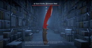★ Kukri Knife | Crimson Web (Field-Tested) Screenshot