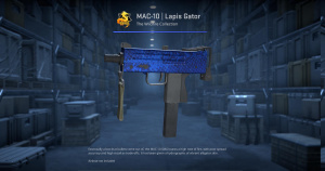 MAC-10 | Lapis Gator (Factory New) Screenshot