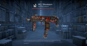 MP7 | Bloodsport (Battle-Scarred) Screenshot