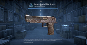 Desert Eagle | The Bronze (Factory New) Screenshot