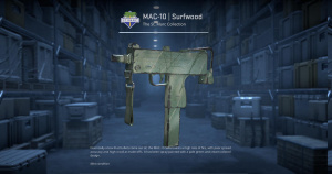 MAC-10 | Surfwood (Field-Tested) Screenshot