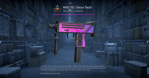 MAC-10 | Disco Tech (Well-Worn) Screenshot