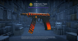 CZ75-Auto | Tigris (Minimal Wear) Screenshot