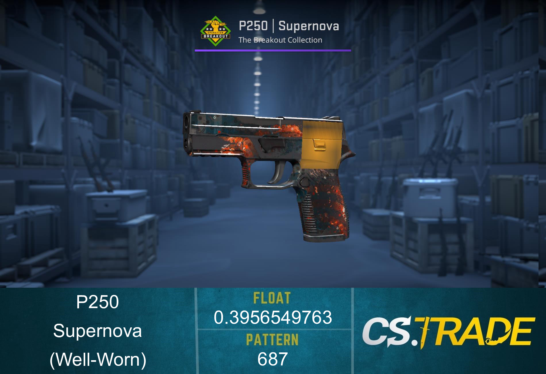 P250 | Supernova (Well-Worn) Screenshot