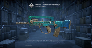 FAMAS | Waters of Nephthys (Battle-Scarred) Screenshot