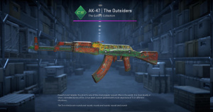 AK-47 | The Outsiders (Battle-Scarred) Screenshot