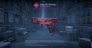 Glock-18 | Shinobu (Battle-Scarred) Screenshot