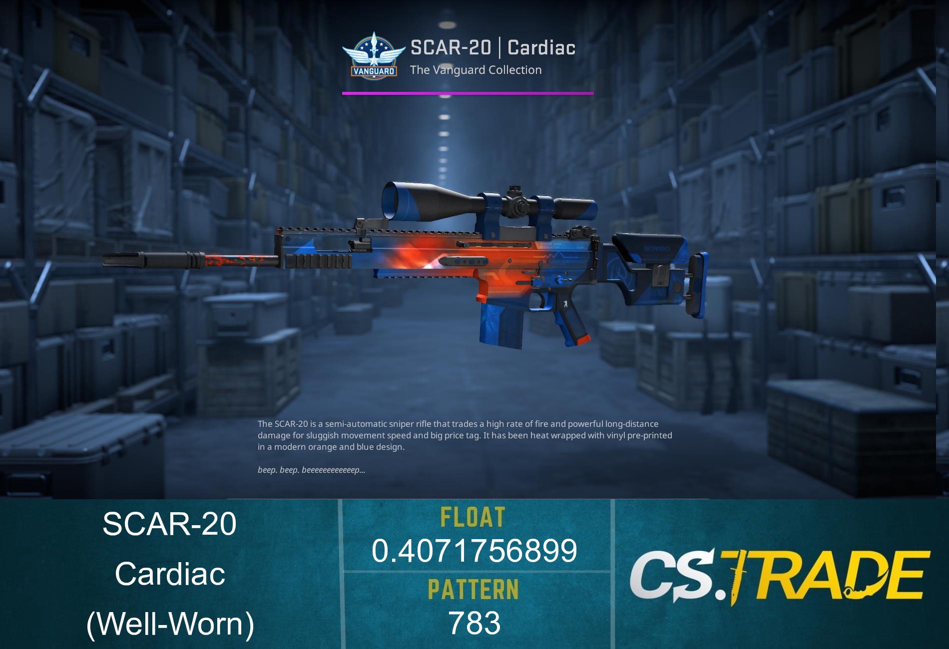 SCAR-20 | Cardiac (Well-Worn)