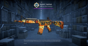 M4A4 | Hellish (Well-Worn) Screenshot