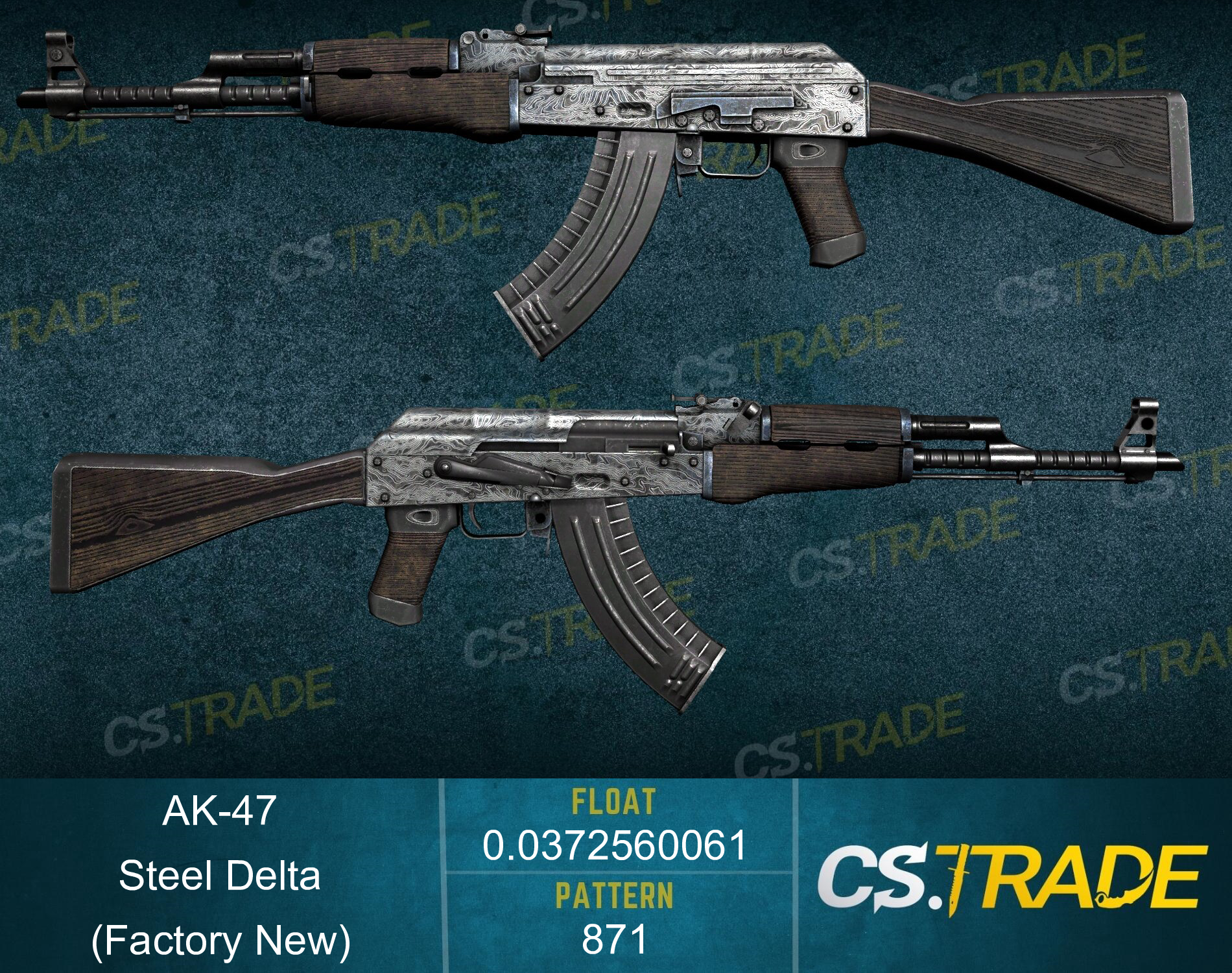 Screenshot for AK-47 | Steel Delta