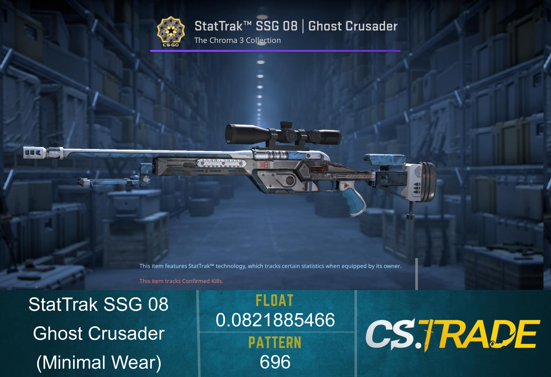 SSG 08 | Ghost Crusader (Minimal Wear) Screenshot