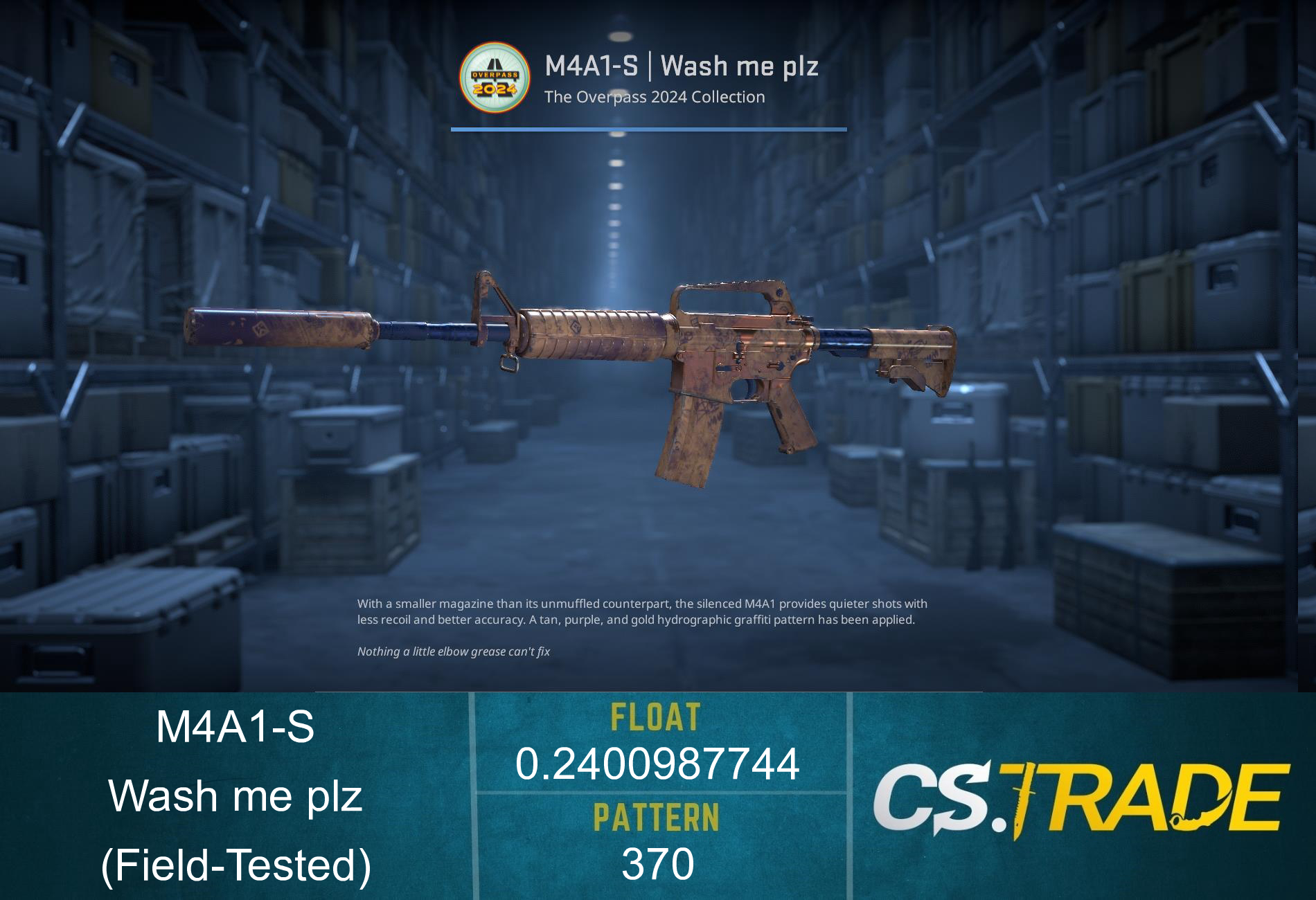 M4A1-S | Wash me plz (Factory New) Screenshot