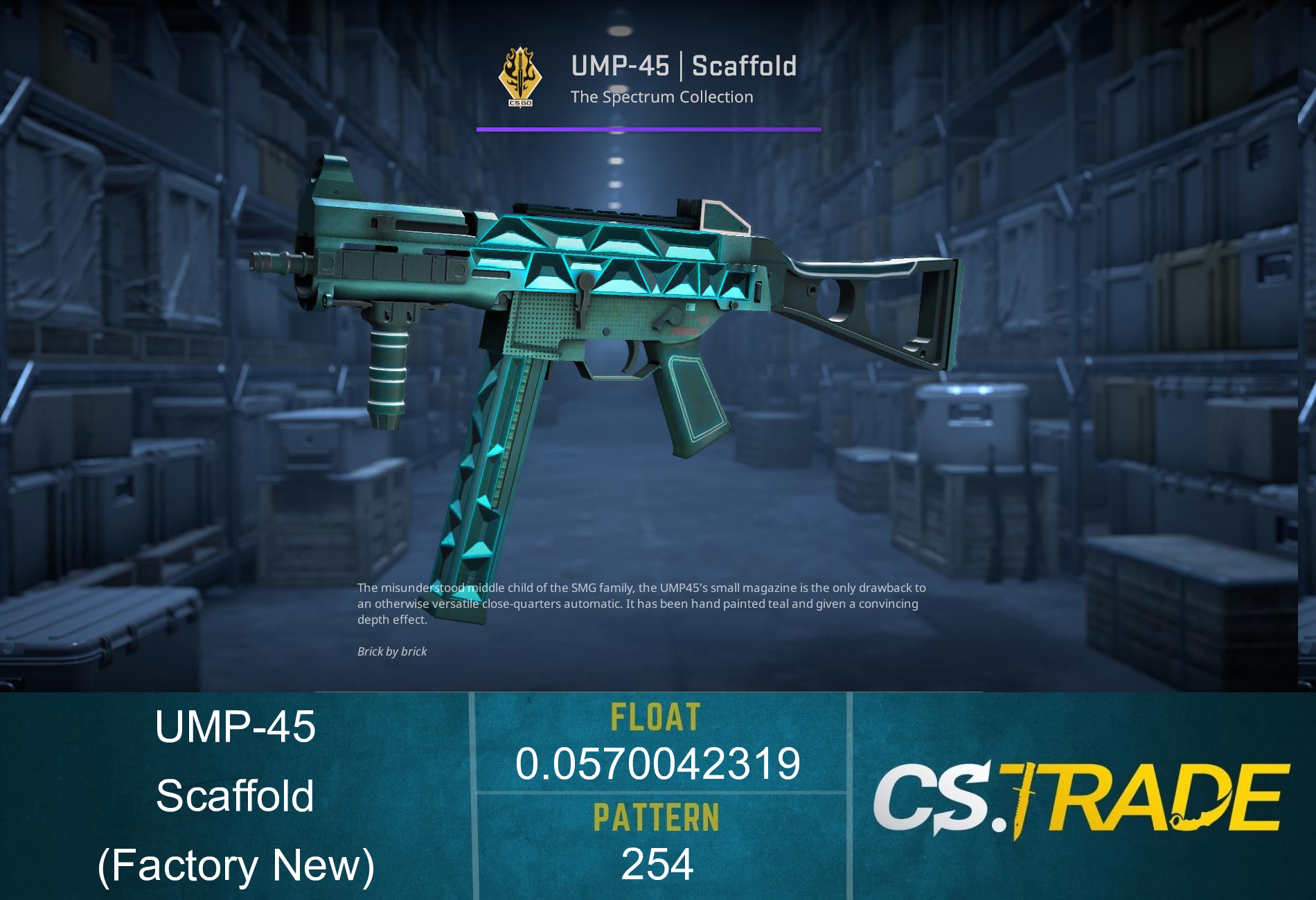 UMP-45 | Scaffold (Factory New)