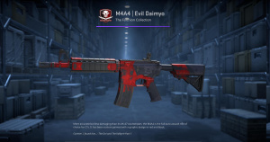 M4A4 | Evil Daimyo (Battle-Scarred) Screenshot