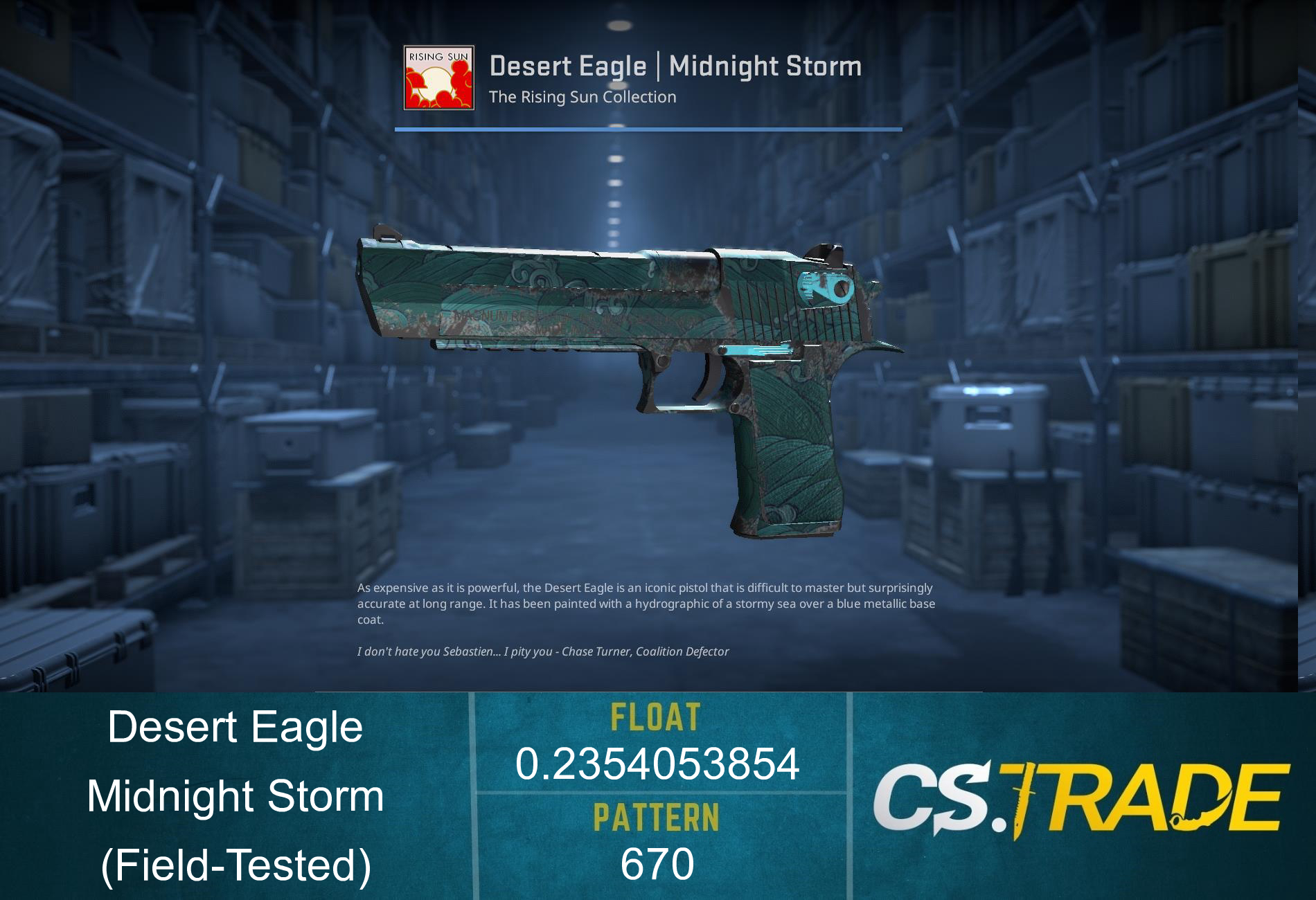 Desert Eagle | Midnight Storm (Field-Tested) Screenshot