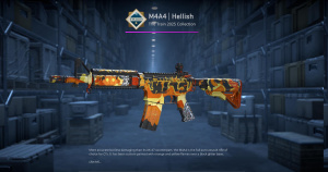 M4A4 | Hellish (Well-Worn) Screenshot