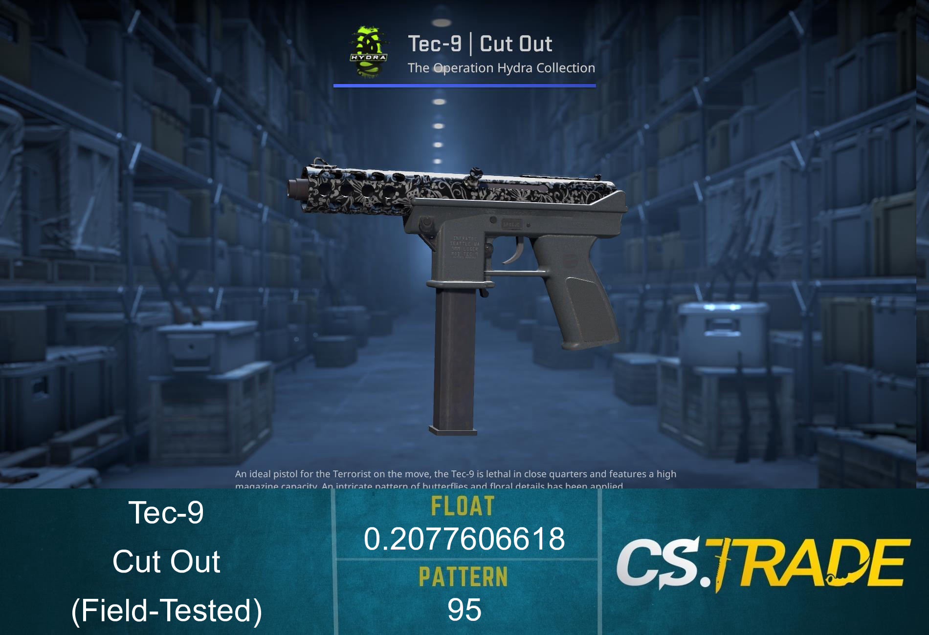 Tec-9 | Cut Out (Field-Tested) Screenshot