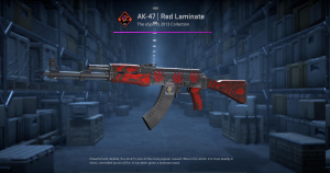 AK-47 | Red Laminate (Battle-Scarred) Screenshot