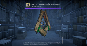 StatTrak™ Dual Berettas | Royal Consorts (Minimal Wear) Screenshot