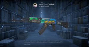 AK-47 | Ice Coaled (Well-Worn) Screenshot