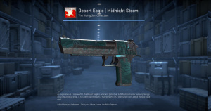Desert Eagle | Midnight Storm (Battle-Scarred) Screenshot