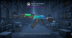AK-47 | Ice Coaled (Minimal Wear) Screenshot