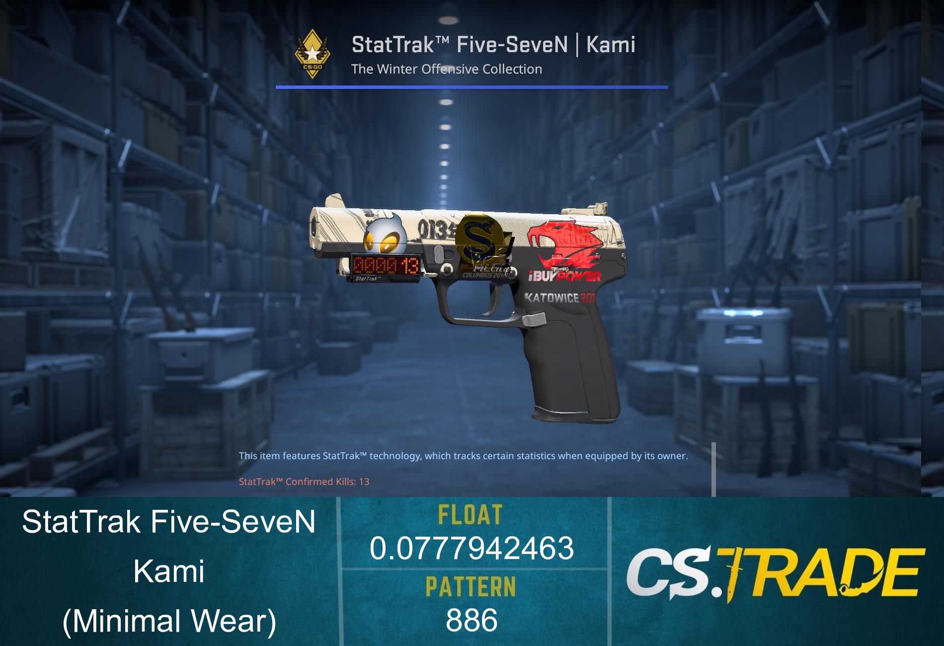 Five-SeveN | Kami (Minimal Wear) Screenshot