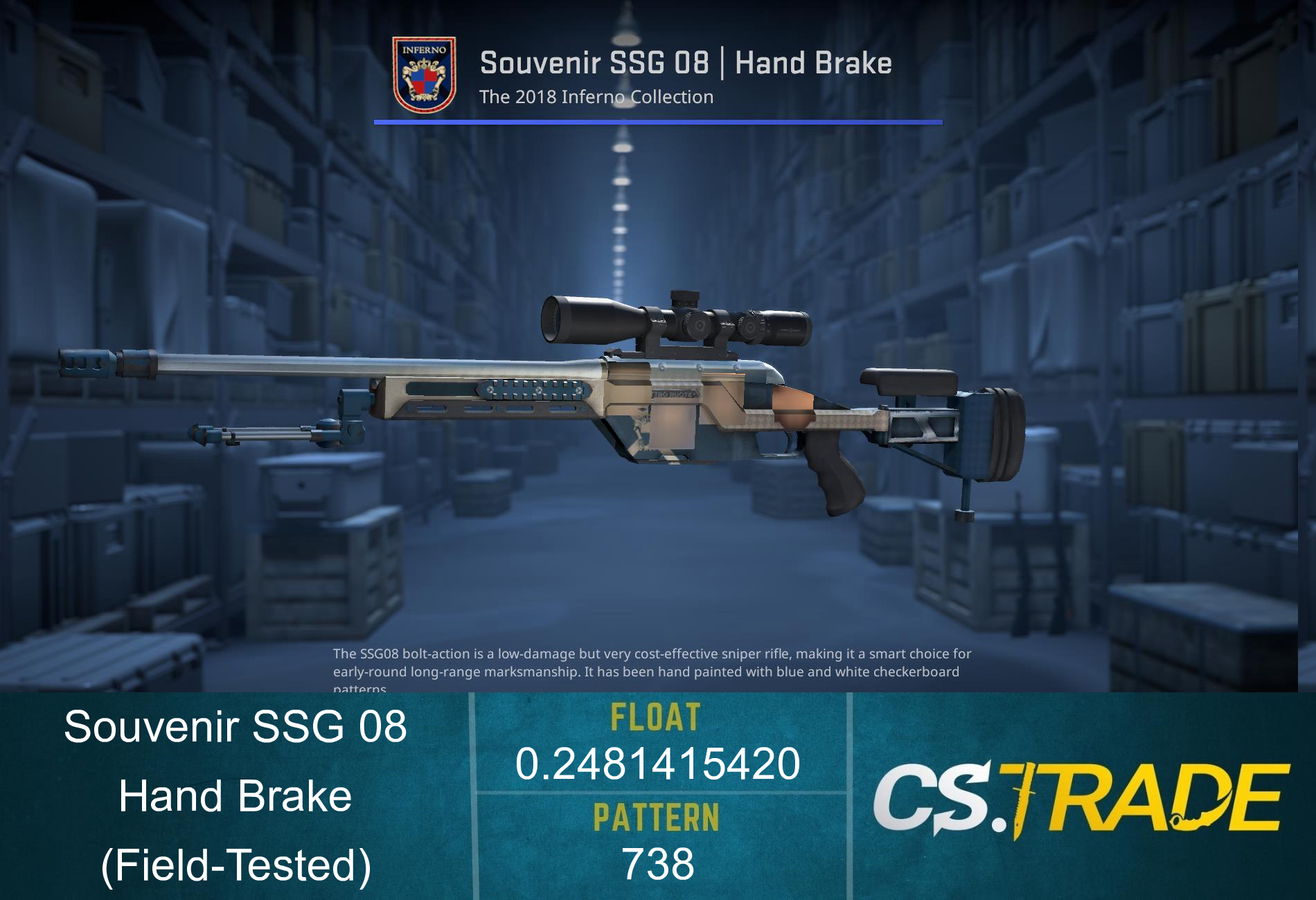 SSG 08 | Hand Brake (Field-Tested) Screenshot