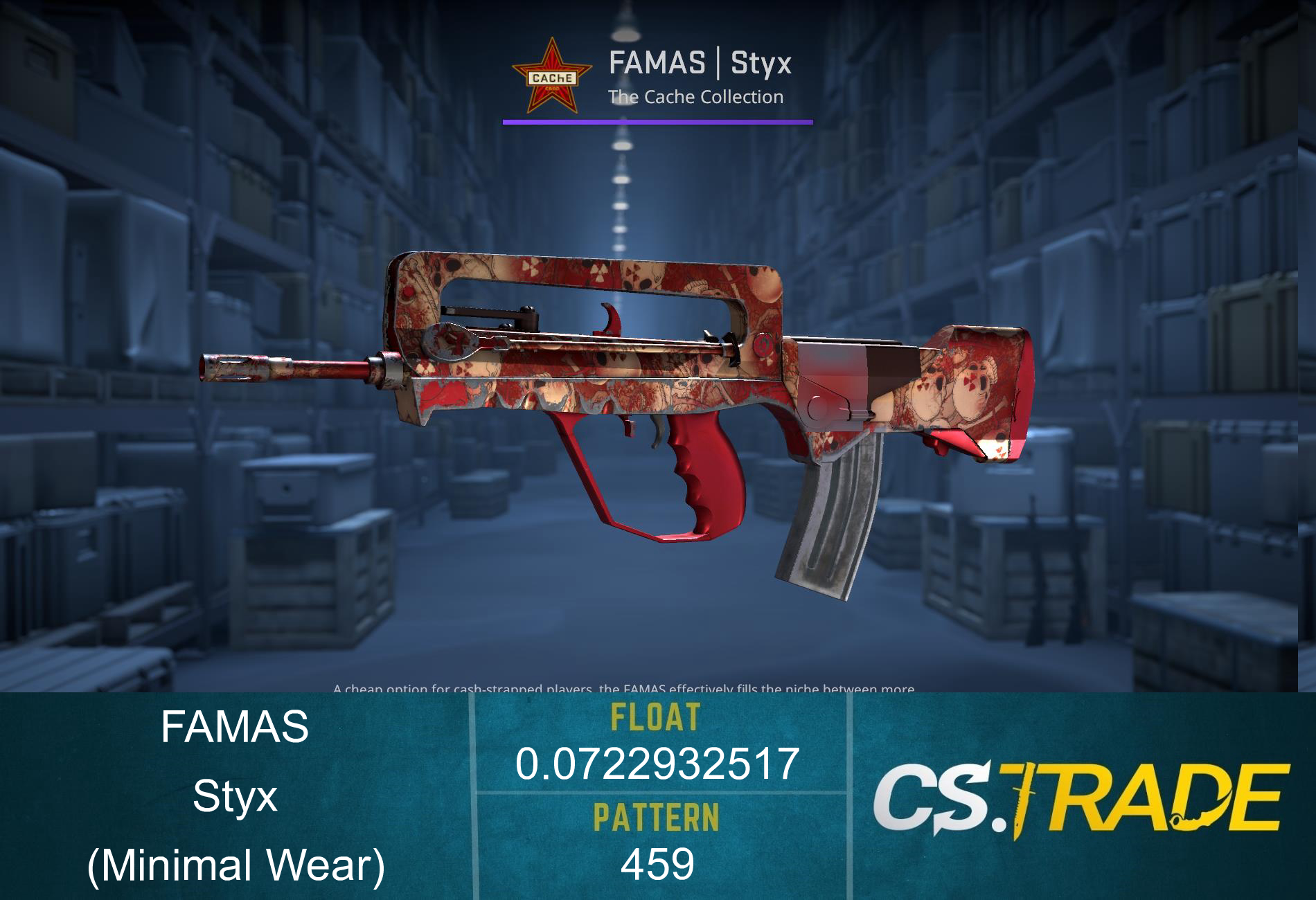 Souvenir FAMAS | Styx (Minimal Wear) Screenshot