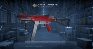 UMP-45 | Crimson Foil (Field-Tested) Screenshot