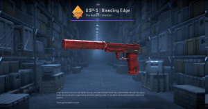 USP-S | Bleeding Edge (Minimal Wear) Screenshot
