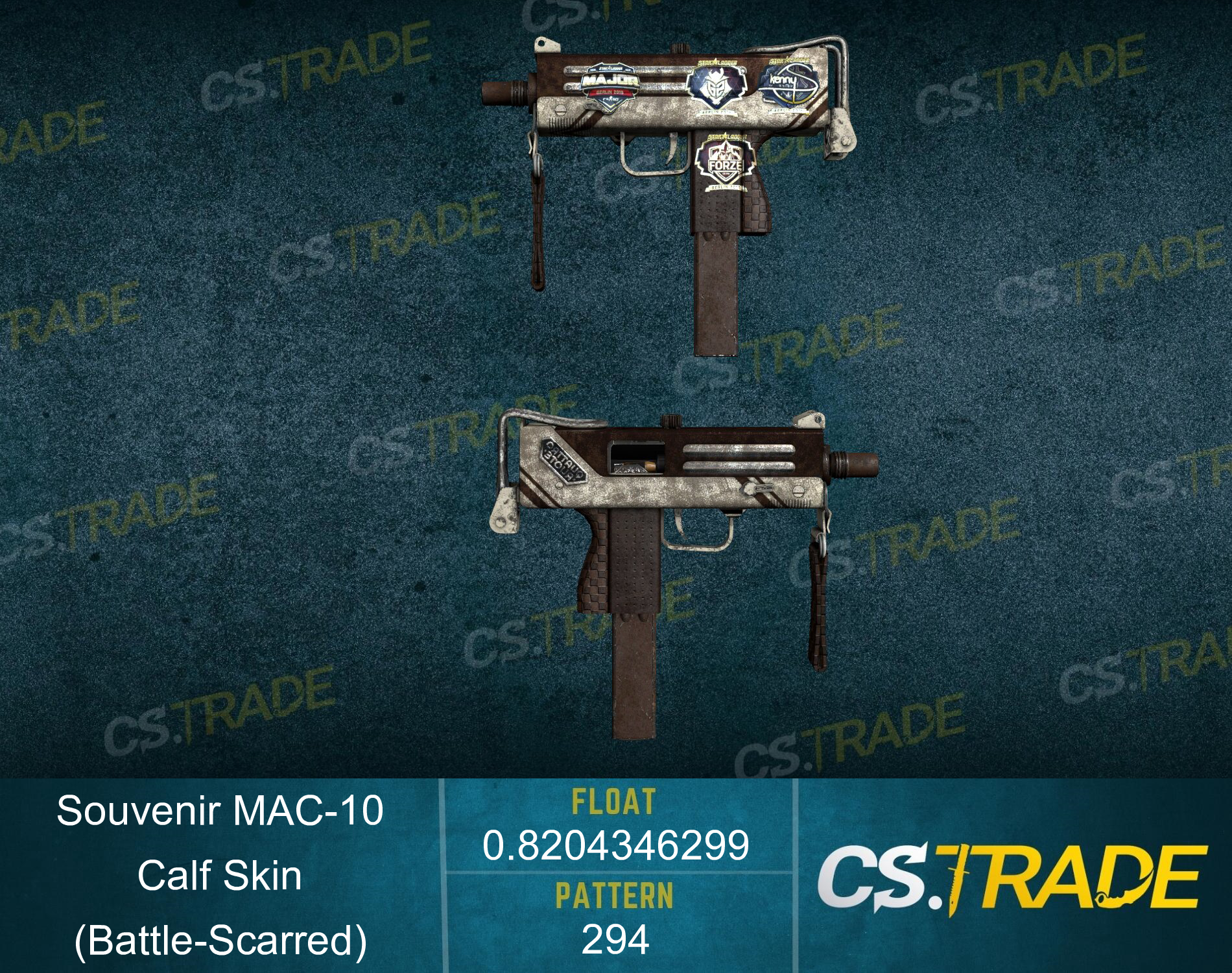 MAC-10 | Calf Skin (Battle-Scarred) Screenshot