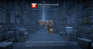 P250 | Crimson Kimono (Field-Tested) Screenshot